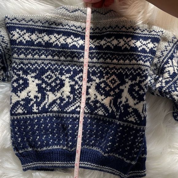 Norlender Knitwear Norwegian 100% Wool Baby Cardigan - Picture 11 of 14